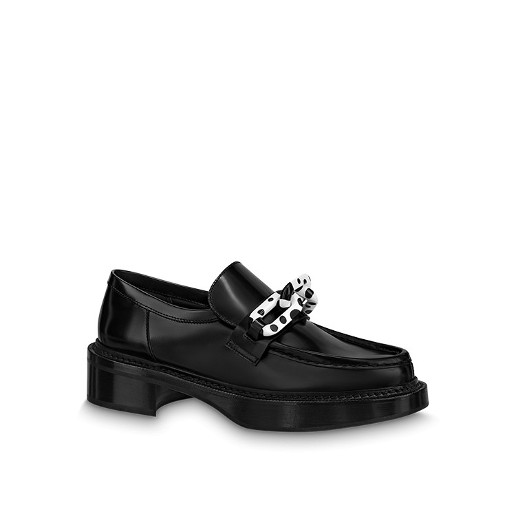 Louis Vuitton x Yayoi Kusama Academy loafer 2cm in glazed calf leather