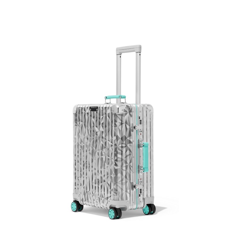 RIMOWA x Tiffany & Co. ロックカット キャビン（税込価格 51万5,900円）